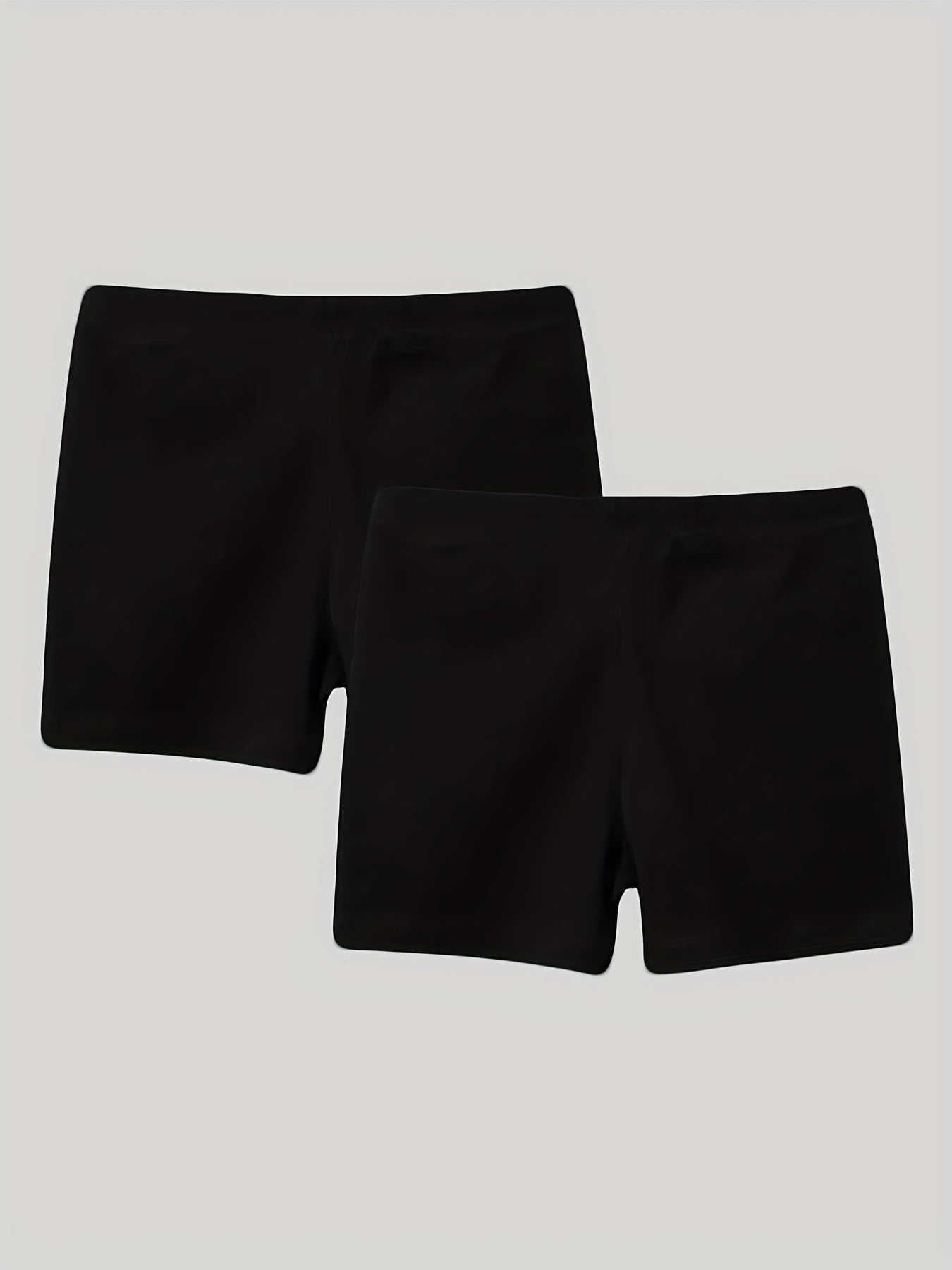 2pcs Girls Classic Elastic Waist Shorts Leggings for Spring Summer