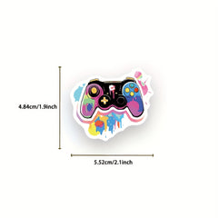 50pc Cartoon Gamepad Stickers for Water Car Computer Guitar