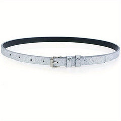 3pcs Girls Glitter Belt, Outdoor Decorative Accessories for Pants Jeans Dress