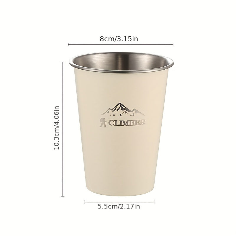 Stainless Steel Outdoor Camping Water Cup Portable Picnic Supplies