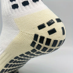 Men's Non-Slip Crew Sport Socks with Gripper