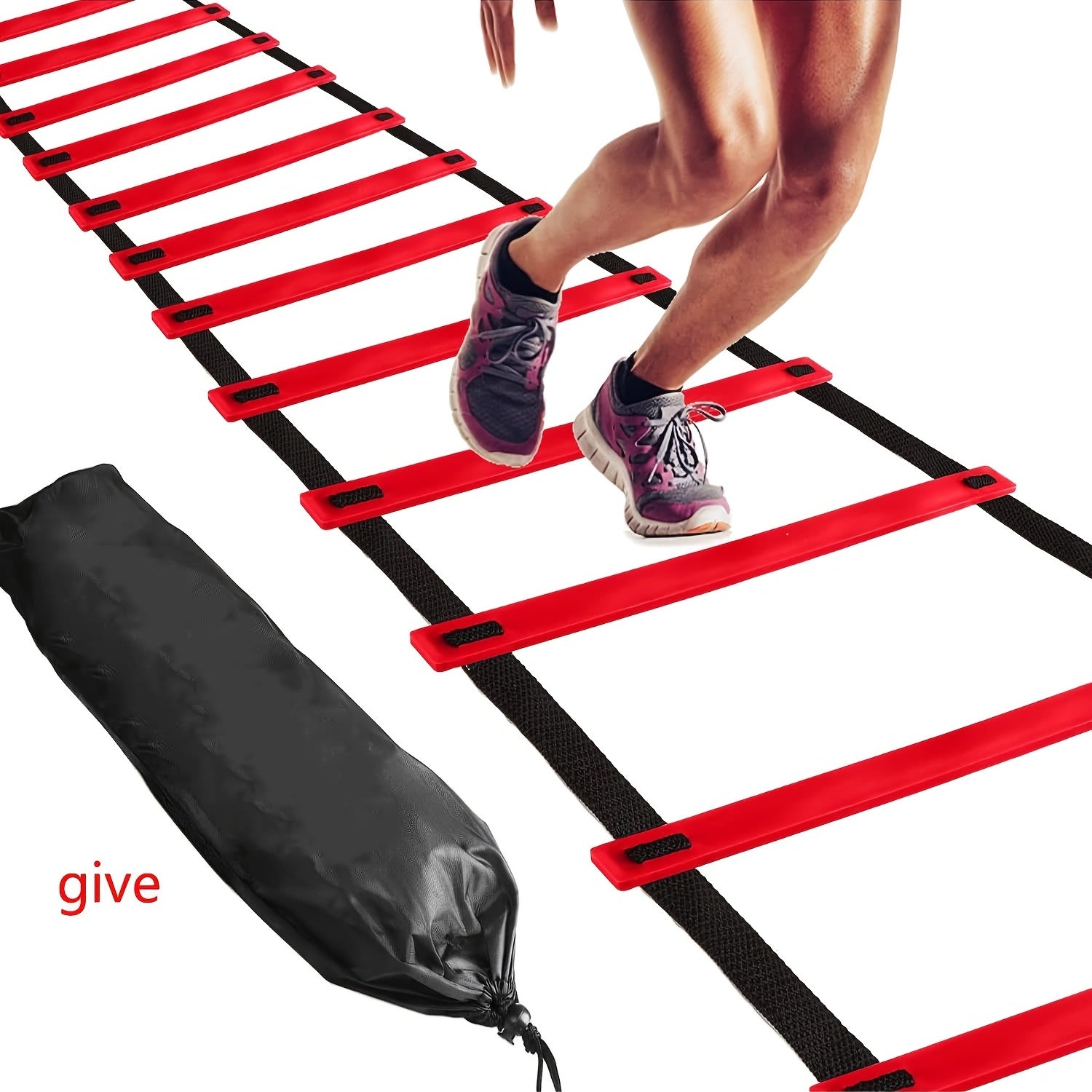 12 Rung Agility & Speed Training Ladder For Soccer & Football