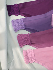 7pcs Lace Stitching Hipster Panties Seamless Low Waist Stretch Underwear