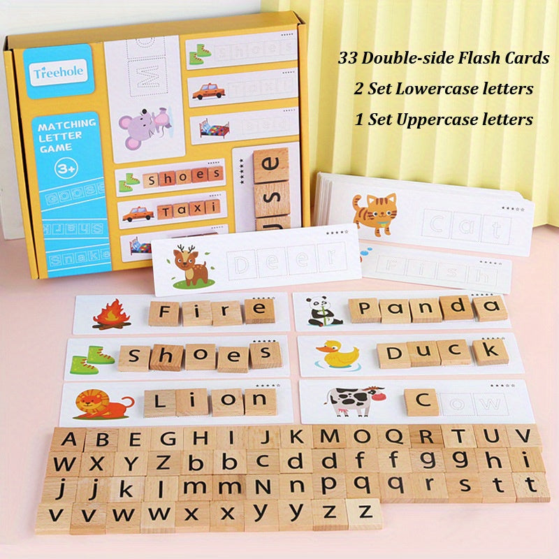 Wooden See And Spell Learning Toy For Kids