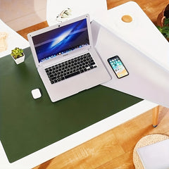 Thick PU Leather Mouse Pad Double Sided Desk Writing Pad