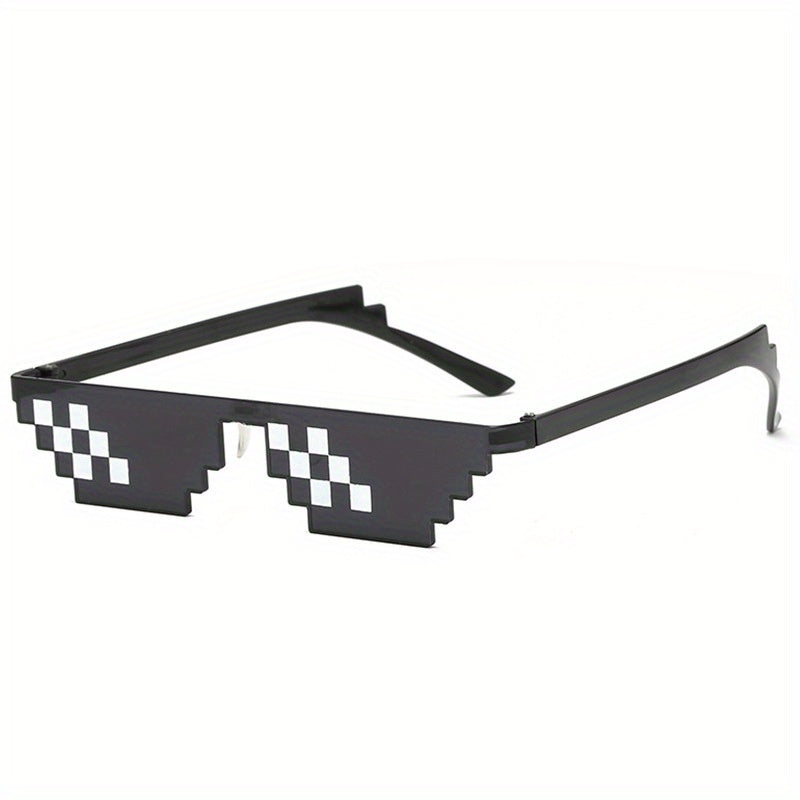 Mosaic Sunglasses Irregular Square Frame Sun Glasses For Women