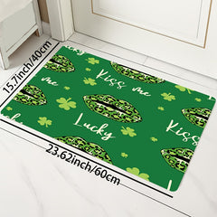 Clover Print Rug Lip English Letter Washable Carpet Home Decor Room Bedroom