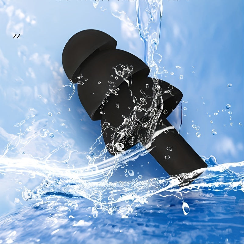 Silicone Earplugs Nose Clips Set for Swimming Diving