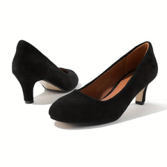 Women's Waterproof Stiletto Shoes Slip On Pumps