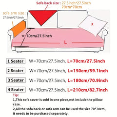 Jacquard Geometric Sofa Cover Non-Slip Washable Durable Furniture Protector