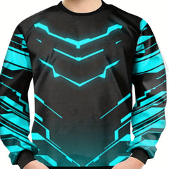 Teens Radiant 3D Print Sweatshirt Kids Casual Pullover Street Wear