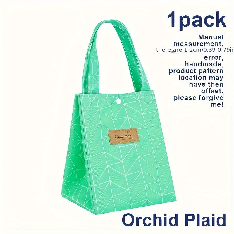 Thick Aluminum Foil Insulated Lunch Bag Waterproof Portable Lunch Bag