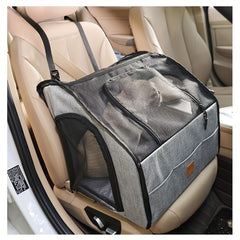 Breathable Pet Backpack for Dogs Cats Portable Dog Car Seat Cat Carrier Bag