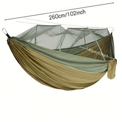 Portable Double Mesh Hammock Tent for 2 People Camping