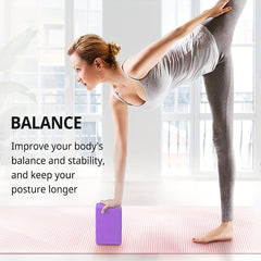 Soft Non Slip Yoga Block Lightweight Fitness Brick Yoga Accessories