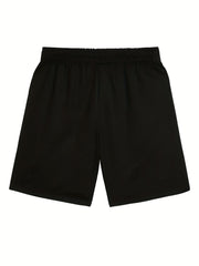 Men's Spades K Print Casual Running Shorts With Pockets