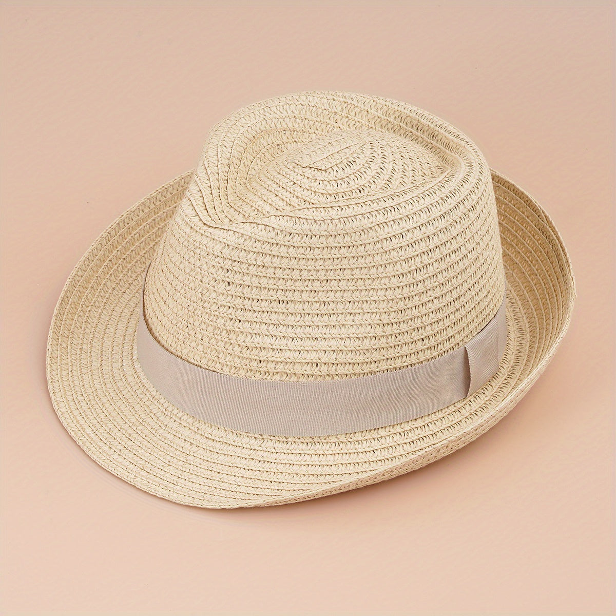 Straw Hat Summer Men's And Women's Beach Hat British Jazz Hat Top Hat