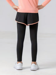 Girls Base Layer Yoga Pants Soft Comfortable Leggings For Kids