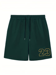 Men's 23 Print Cycling Shorts for Fitness Gym & Adventures