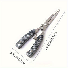 Stainless Steel Fishing Pliers Line Scissors Hook Remover