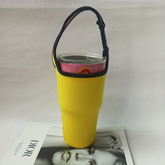 Neoprene Tumbler Carrier Cup Holder with Handle