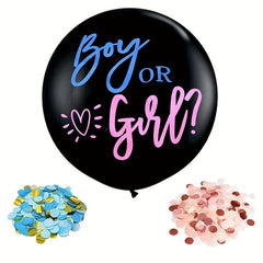 Gender Reveal Balloons 91 Latex Balloon with Confetti Baby Shower Party Decor