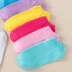 11 Pairs Girls Casual Ankle Socks for Kids Toddlers