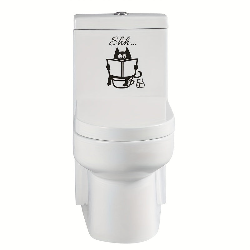 Cat Toilet Sticker Wall Sticker for Decoration