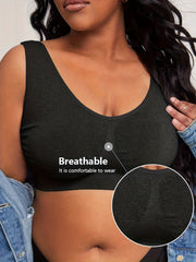 Women's Plus Size Seamless High Stretch Sports Bra