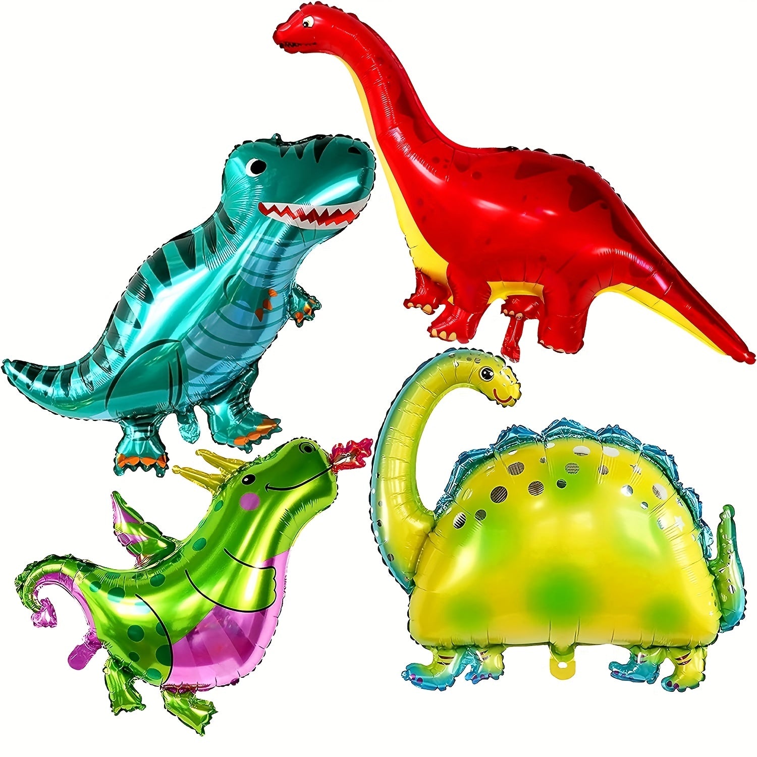 4pcs Dinosaur Balloons Birthday Party Supplies
