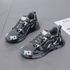 Men's Camo Training Shoes Breathable Lightweight Casual Shoes Soft Sole
