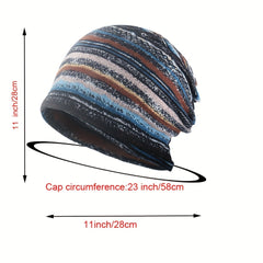 Retro Sports Hat Neck Gaiter Beanies Dual use For Men