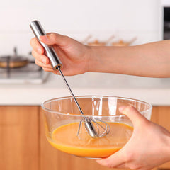 Stainless Steel Handheld Egg Beater Manual Kitchen Tool