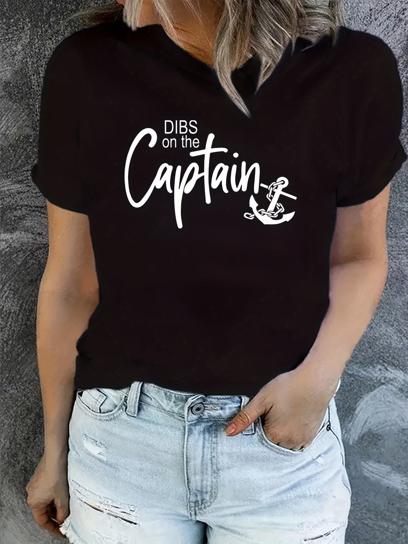 Letter Graphic Sports Round Neck T shirt Short Sleejson Workout Casual Tops