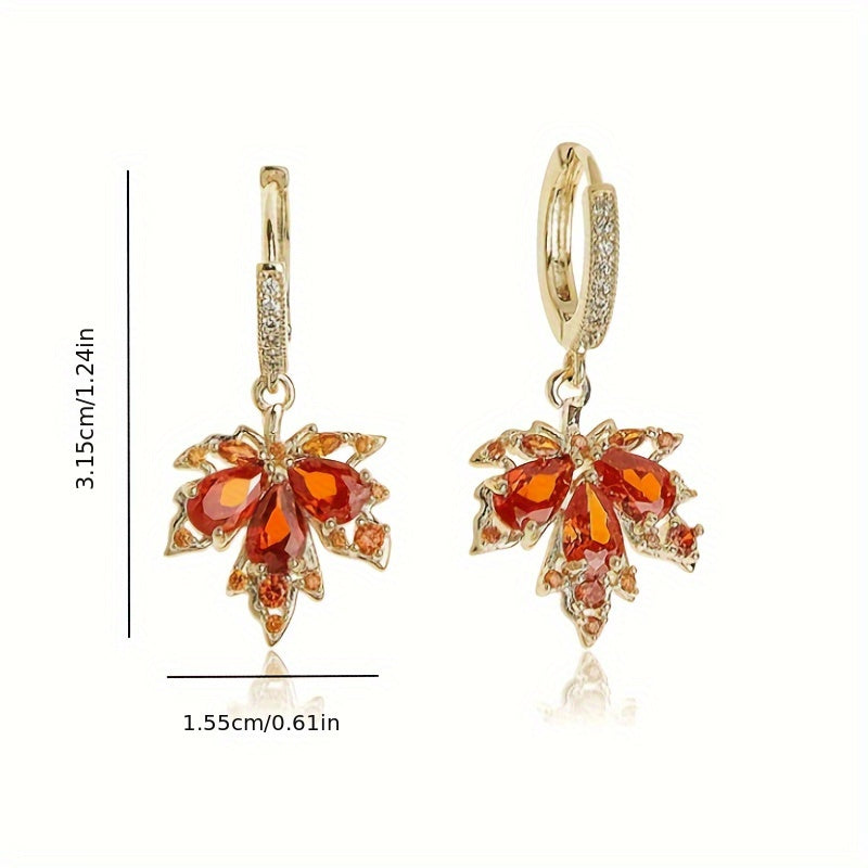 Fashionable Festive Cartilage Stacked Pendant Earrings Wedding Ball Bride Gift
