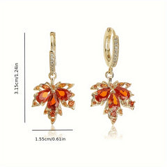Fashionable Festive Cartilage Stacked Pendant Earrings Wedding Ball Bride Gift