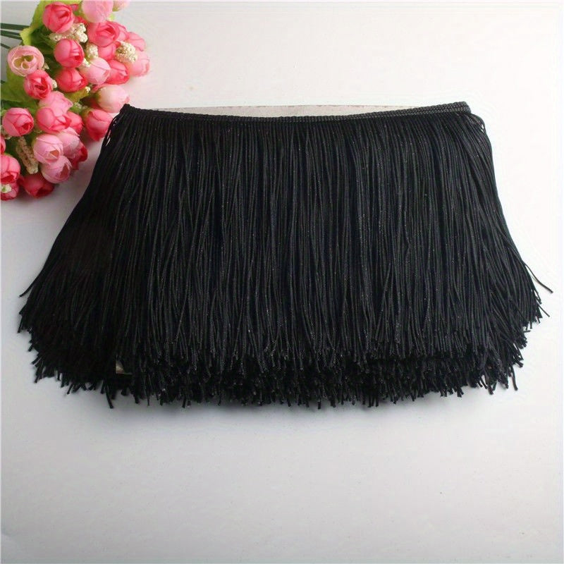 2Yards Fringe Trim Lace Tassel Ribbon Sew Latin Dress Curtain Decor DIY Fabric