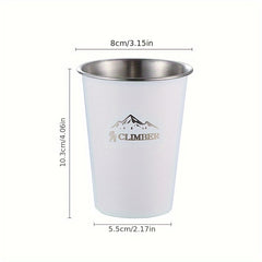 Stainless Steel Outdoor Camping Water Cup Portable Picnic Supplies