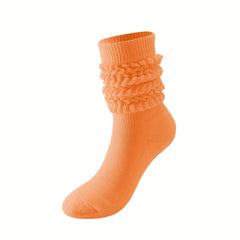 1 Pair Stylish Winter Scrunch Socks for Men Women