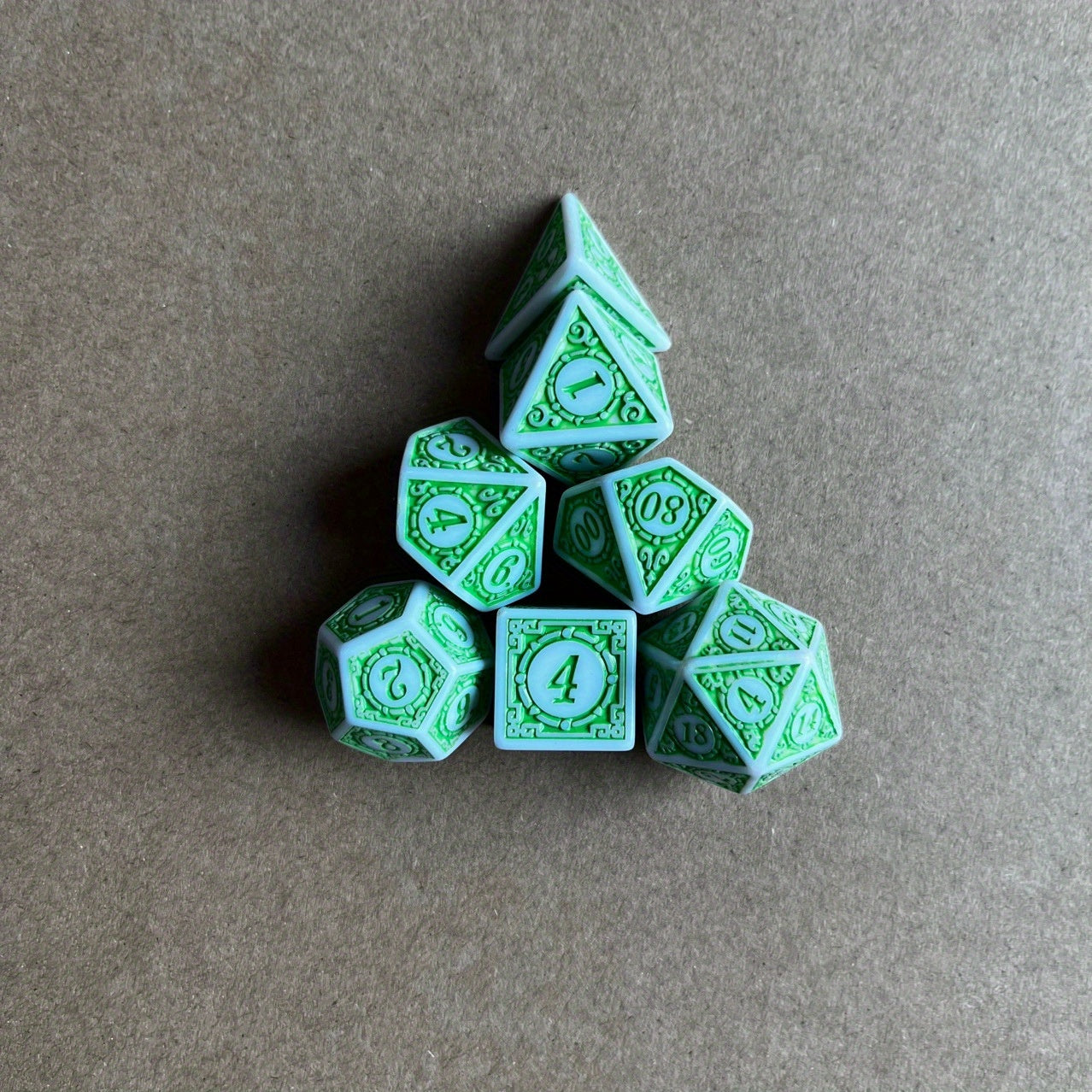 7Pcs Classic Rune Relief Set, ideal for games