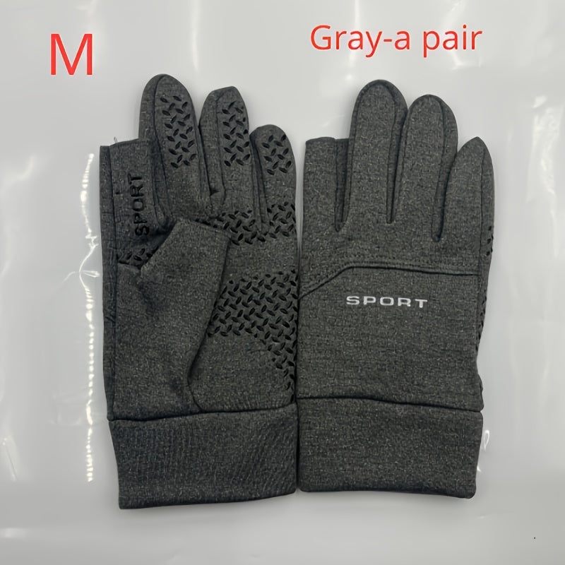 Anti Slip Fishing Gloves With Touch Screen - Keep Your Hands Warm