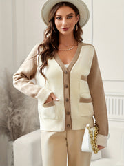 Button Down Knit Cardigan Casual Long Sleeve Sweater