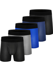 5pcs Boys Quick Dry Boxers Comfortable Sport Underwear
