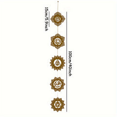 Wooden Pendant Ornament for Outdoor Party and Home Decor