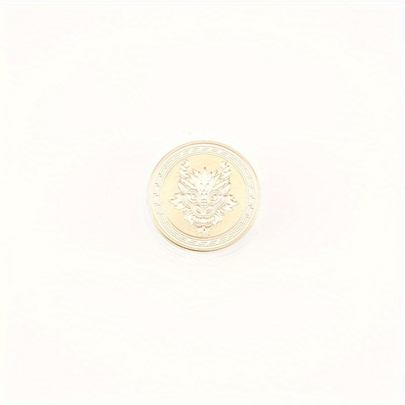 Dragon Brass Seal Stamp Head Fire Paint Brass Stamp Accessories