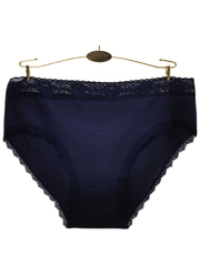 6pcs Lace Stitching Briefs Comfy Breathable Intimates Panties