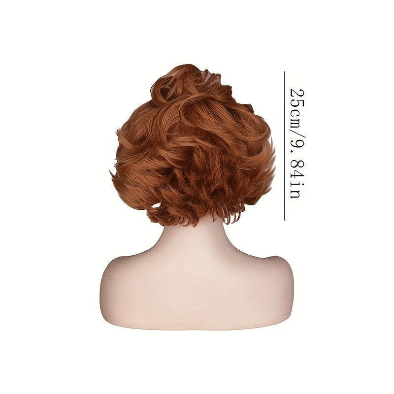 Men's Short Halloween Cosplay Wig - Handsome Party Headgear