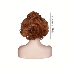 Men's Short Halloween Cosplay Wig - Handsome Party Headgear