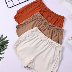 3pcs Girls Bow Casual Sports Track Shorts Set Kids Summer Clothes