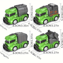 Inertia Simulation Toy Car 4-Piece Set